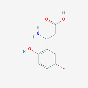 3-Amino-3-(5-fluoro-2-hydroxyphenyl)propanoic acid