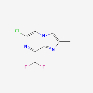 6-Chloro-8-(difluoromethyl)-2-methylimidazo[1,2-A]pyrazine