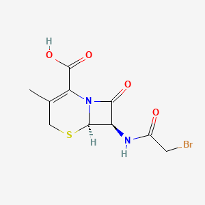 molecular formula C10H11BrN2O4S B13053163 Cefathiamidine impurity 15 