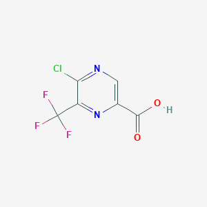 5-Chloro-6-(trifluoromethyl)pyrazine-2-carboxylic acid