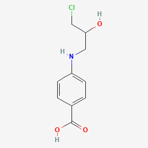 4-(3-Chloro-2-hydroxy-propylamino)-benzoic acid