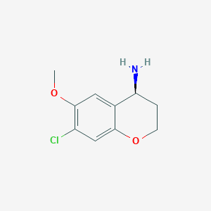 (S)-7-Chloro-6-methoxychroman-4-amine