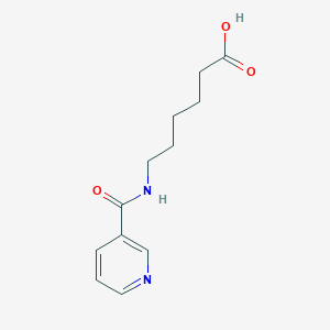 molecular formula C12H16N2O3 B1305328 6-[(Pyridine-3-carbonyl)-amino]-hexanoic acid CAS No. 110576-09-5