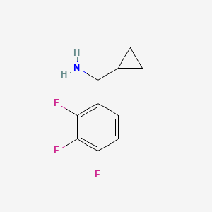 Cyclopropyl(2,3,4-trifluorophenyl)methanamine