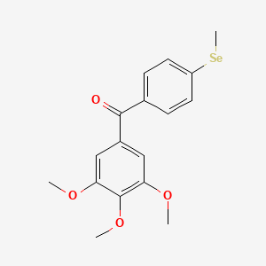 (4-(Methylselanyl)phenyl)(3,4,5-trimethoxyphenyl)methanone