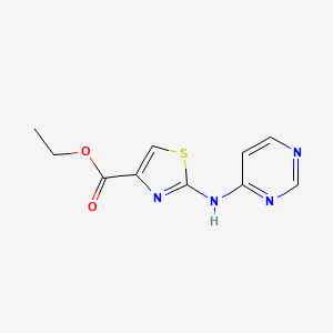 Ethyl 2-(pyrimidin-4-ylamino)thiazole-4-carboxylate