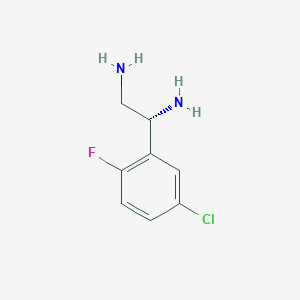 (1R)-1-(5-Chloro-2-fluorophenyl)ethane-1,2-diamine