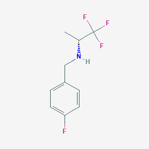 (R)-1,1,1-Trifluoro-N-(4-fluorobenzyl)propan-2-amine