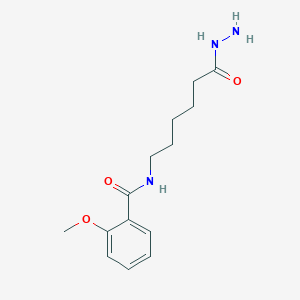 molecular formula C14H21N3O3 B1305344 N-(6-hydrazinyl-6-oxohexyl)-2-methoxybenzamide CAS No. 5003-66-7
