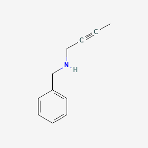 molecular formula C11H13N B1305346 Benzyl-but-2-ynyl-amine CAS No. 4626-58-8