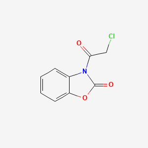 molecular formula C9H6ClNO3 B1305350 3-(2-Chloro-acetyl)-3H-benzooxazol-2-one CAS No. 95923-44-7