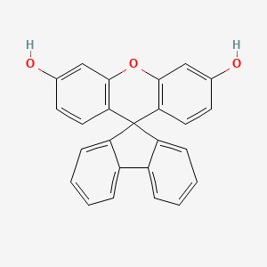 molecular formula C25H16O3 B1305354 Spiro[9H-fluorene-9,9'-[9H]xanthene]-3',6'-diol CAS No. 4081-00-9