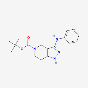 Tert-butyl 3-(phenylamino)-1,4,6,7-tetrahydro-5H-pyrazolo[4,3-C]pyridine-5-carboxylate