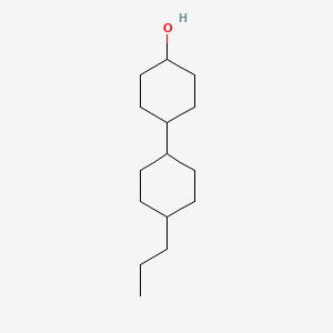 molecular formula C15H28O B1305358 trans-4-(trans-4-Propylcyclohexyl)cyclohexanol CAS No. 82832-72-2