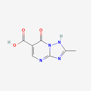 molecular formula C7H6N4O3 B1305359 2-Methyl-7-oxo-4,7-dihydro-[1,2,4]triazolo[1,5-a]pyrimidine-6-carboxylic acid CAS No. 842954-97-6