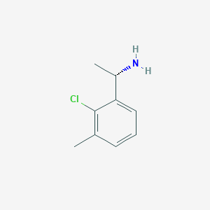 (S)-1-(2-Chloro-3-methylphenyl)ethan-1-amine