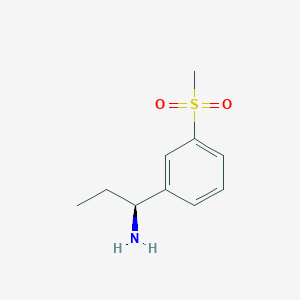 (1S)-1-(3-methanesulfonylphenyl)propan-1-amine