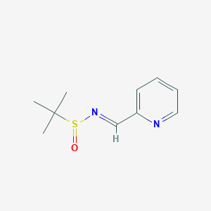 (NE)-2-methyl-N-(pyridin-2-ylmethylidene)propane-2-sulfinamide