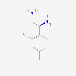 (1S)-1-(2-Chloro-4-methylphenyl)ethane-1,2-diamine