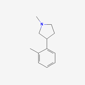 1-Methyl-3-(2-methylphenyl)pyrrolidine