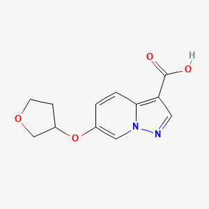 6-((Tetrahydrofuran-3-YL)oxy)pyrazolo[1,5-A]pyridine-3-carboxylic acid