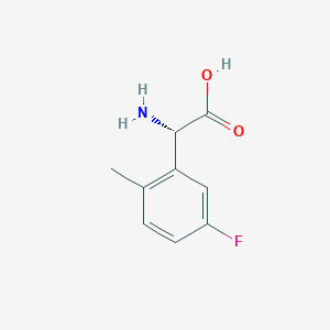 (S)-2-Amino-2-(5-fluoro-2-methylphenyl)aceticacidhcl