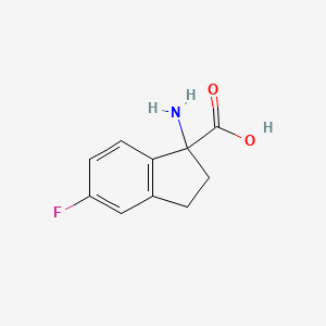 1-amino-5-fluoro-2,3-dihydro-1H-indene-1-carboxylic acid