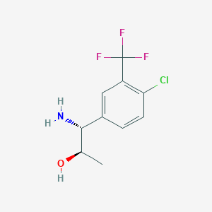 (1R,2R)-1-Amino-1-[4-chloro-3-(trifluoromethyl)phenyl]propan-2-OL