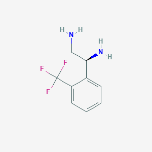 (1S)-1-[2-(Trifluoromethyl)phenyl]ethane-1,2-diamine