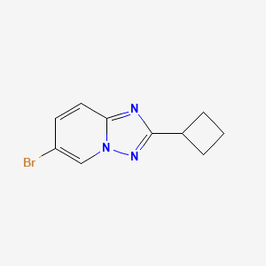 6-Bromo-2-cyclobutyl-[1,2,4]triazolo[1,5-A]pyridine