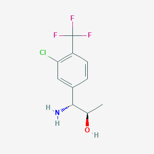 (1R,2R)-1-Amino-1-[3-chloro-4-(trifluoromethyl)phenyl]propan-2-OL