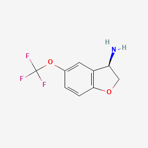 (3R)-5-(Trifluoromethoxy)-2,3-dihydrobenzo[B]furan-3-ylamine