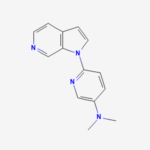 N,N-Dimethyl-6-(1H-pyrrolo[2,3-C]pyridin-1-YL)pyridin-3-amine