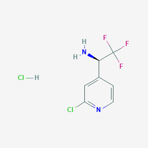 (R)-1-(2-Chloropyridin-4-YL)-2,2,2-trifluoroethan-1-amine hcl