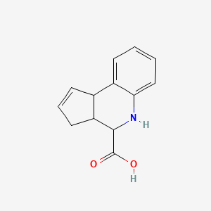 molecular formula C13H13NO2 B1305404 3a,4,5,9b-Tetrahydro-3H-cyclopenta[c]quinoline-4-carboxylic acid CAS No. 354815-90-0