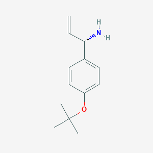 (1S)-1-[4-(Tert-butoxy)phenyl]prop-2-enylamine