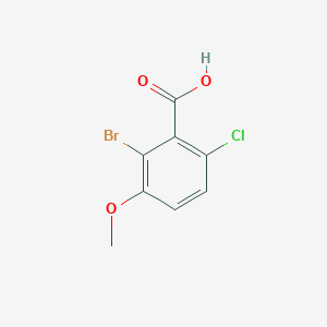 2-Bromo-6-chloro-3-methoxybenzoic acid