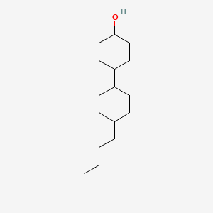 molecular formula C17H32O B1305414 trans-4-(trans-4-Pentylcyclohexyl)cyclohexanol CAS No. 82575-70-0