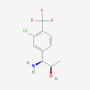 (1S,2R)-1-Amino-1-[3-chloro-4-(trifluoromethyl)phenyl]propan-2-OL