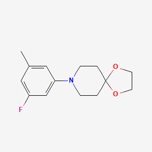 8-(3-Fluoro-5-methylphenyl)-1,4-dioxa-8-azaspiro[4.5]decane