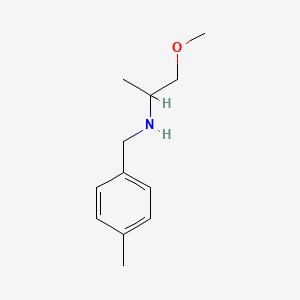 molecular formula C12H19NO B1305417 (2-Methoxy-1-methyl-ethyl)-(4-methyl-benzyl)-amine CAS No. 355814-07-2