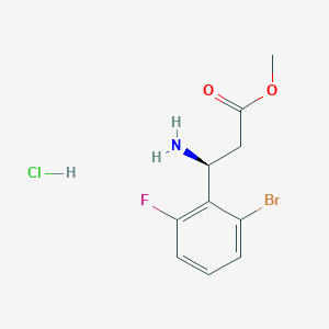 Methyl (S)-3-amino-3-(2-bromo-6-fluorophenyl)propanoate hcl