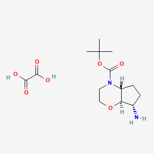 Racemic-(4aS,7S,7aS)-tert-butyl 7-aminohexahydrocyclopenta[b][1,4]oxazine-4(4aH)-carboxylate oxalate