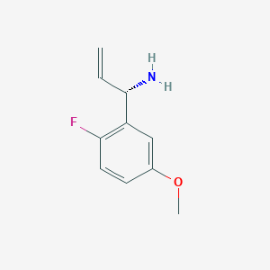 (1S)-1-(2-Fluoro-5-methoxyphenyl)prop-2-enylamine