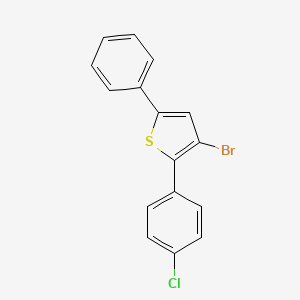 3-Bromo-2-(4-chlorophenyl)-5-phenylthiophene