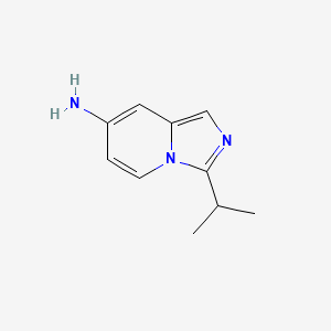 3-(Propan-2-yl)imidazo[1,5-a]pyridin-7-amine