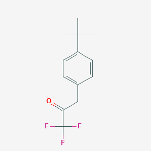 molecular formula C13H15F3O B130543 3-(4-叔丁基苯基)-1,1,1-三氟-2-丙酮 CAS No. 142505-28-0