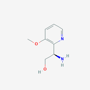 (2r)-2-Amino-2-(3-methoxy(2-pyridyl))ethan-1-ol