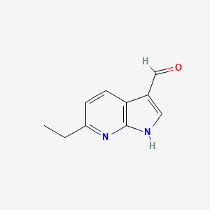 6-Ethyl-1H-pyrrolo[2,3-B]pyridine-3-carbaldehyde