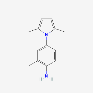 molecular formula C13H16N2 B1305438 4-(2,5-Dimethyl-pyrrol-1-yl)-2-methyl-phenylamine CAS No. 842956-16-5
